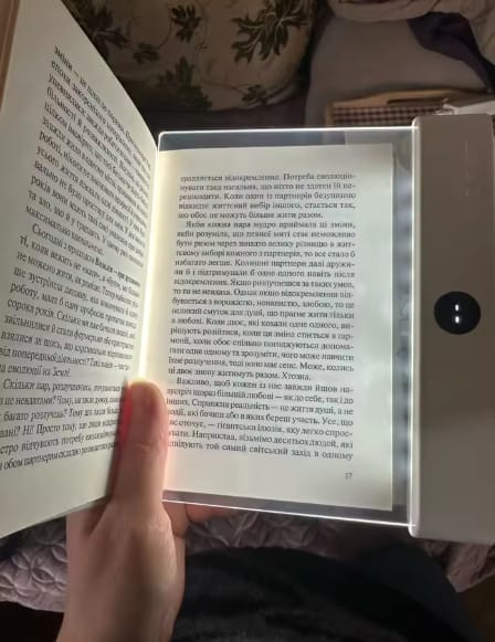 Customer photo review of Luz de Lectura LED 2 en 1 Recargable con Temporizador
