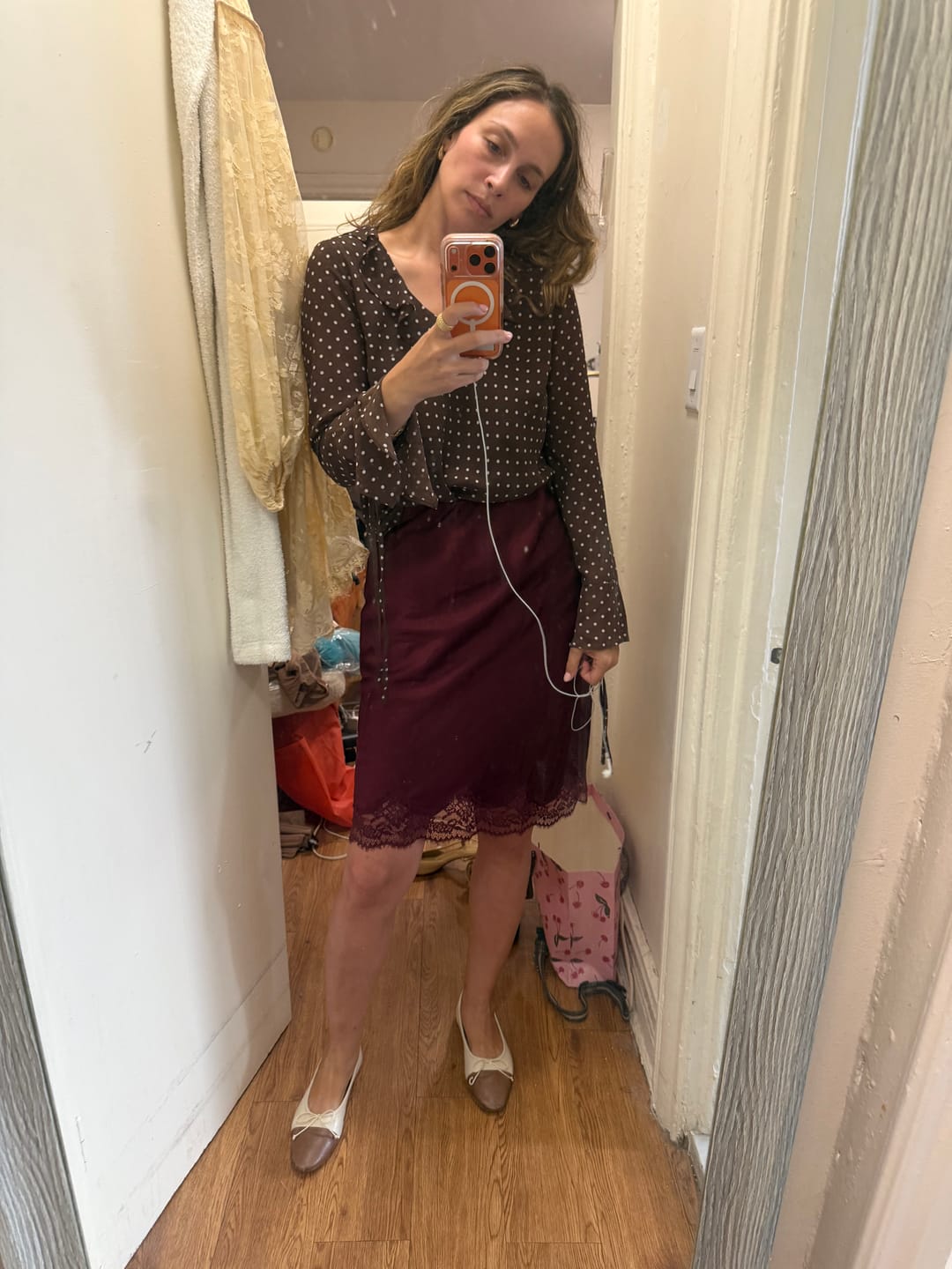 Customer photo review of Celine Lace Skirt