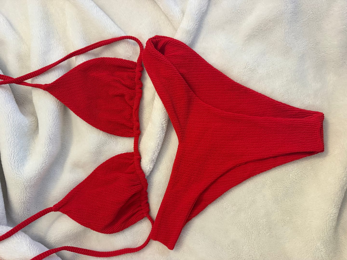 Customer photo review of Nova V Bottoms - Strawberry Crinkle