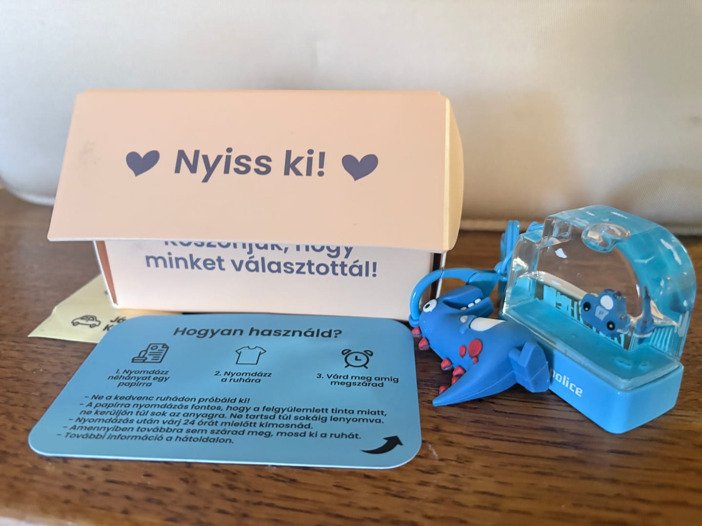Customer photo review of Stampie - Aqua Ruhajelölő Pecsét