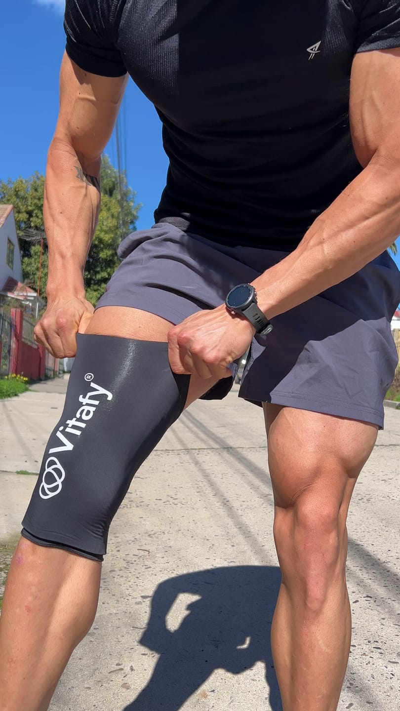 Customer photo review of Rodillera de Compresión Gel Frío/Calor 360°