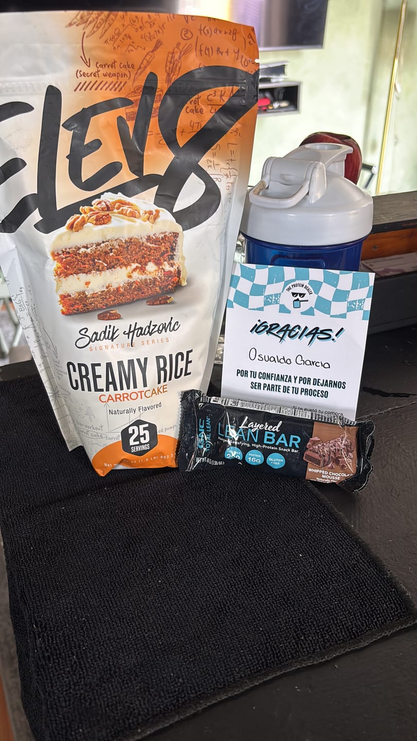 Customer photo review of ELEV8 CREMA DE ARROZ 25 SERV
