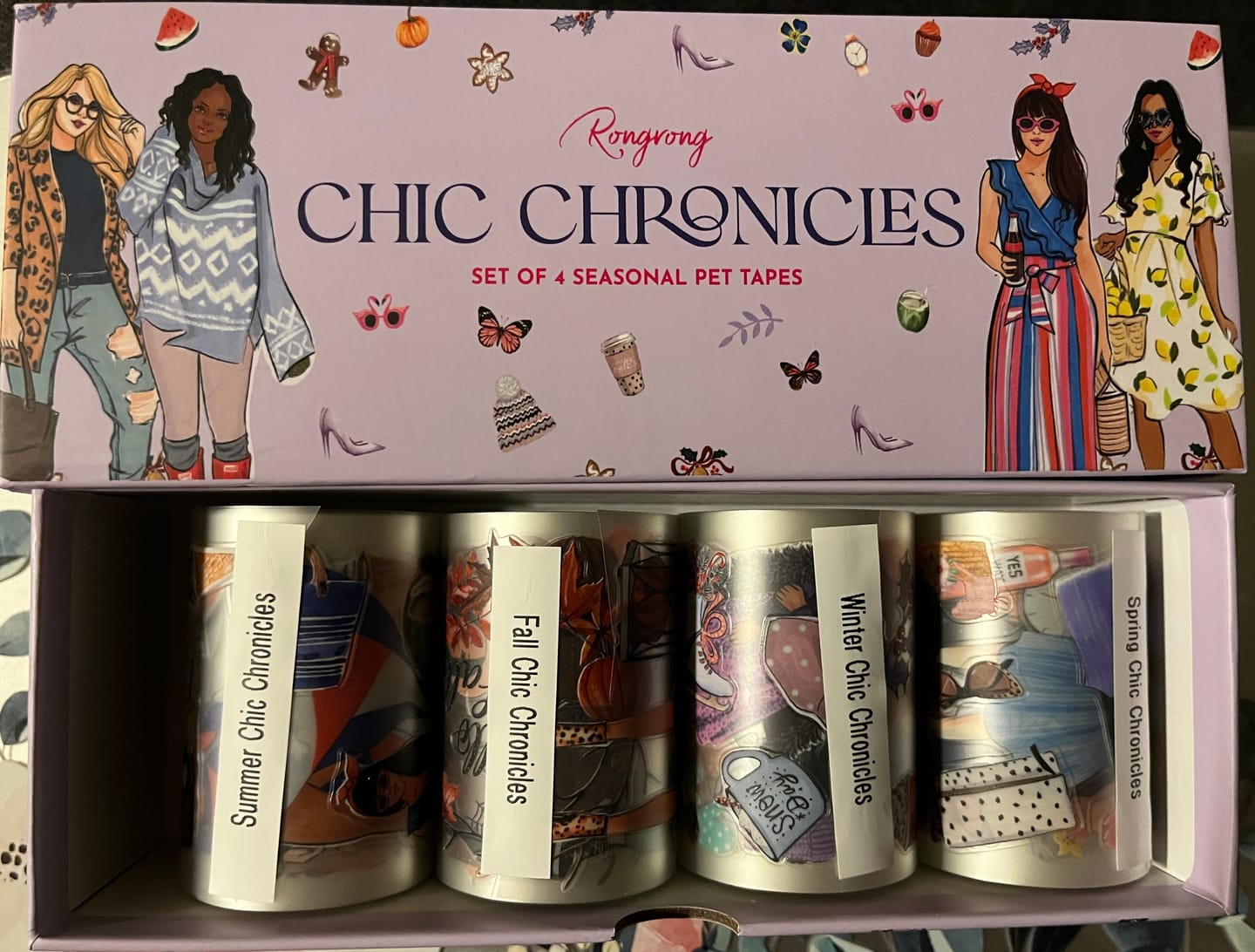 Customer photo review of Chic Chronicles Pre-cut PET Tape Box