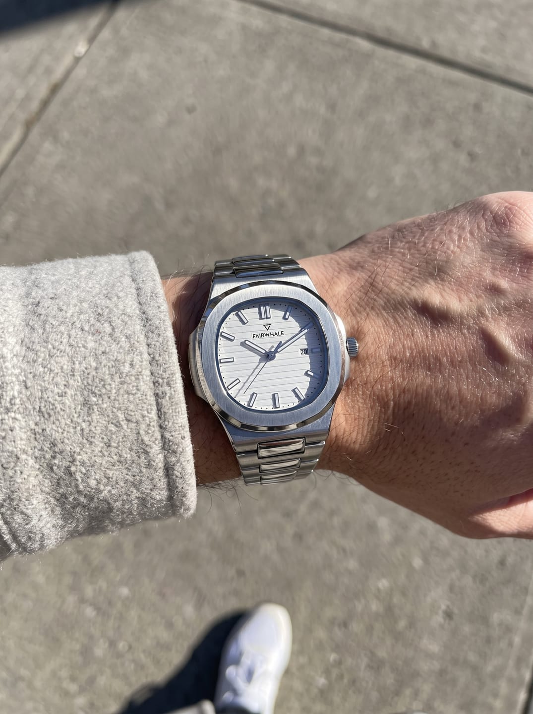 Customer photo review of MARK FAIRWHALE FW-5610 AURELION – Men’s Luminous Waterproof Watch