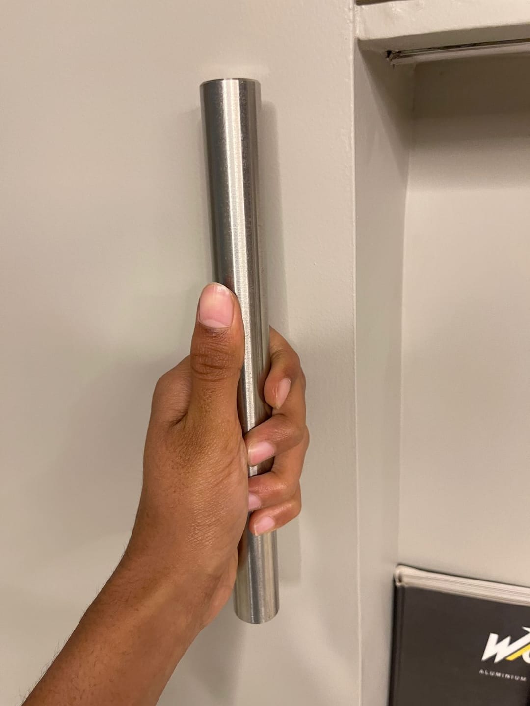 Customer photo review of Stainless Steel Virtual Rod – Vastu Remedy for Durable Energy Balancing & Long-term Door Protection | Ideal for Main Entrances | 18 & 22 mm Thickness | 9 & 12 Inch Sizes