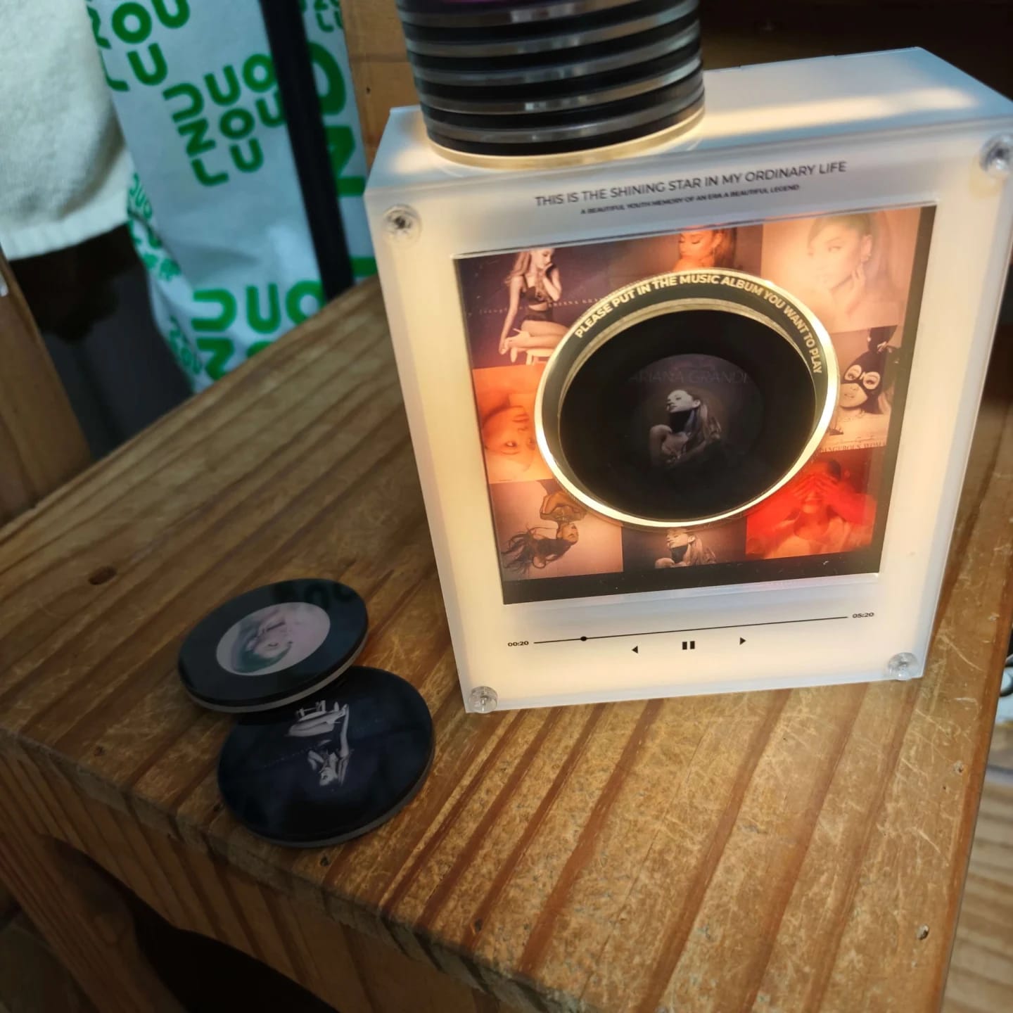 Customer photo review of Musikplayer Magnet - Mit Drehfunktion