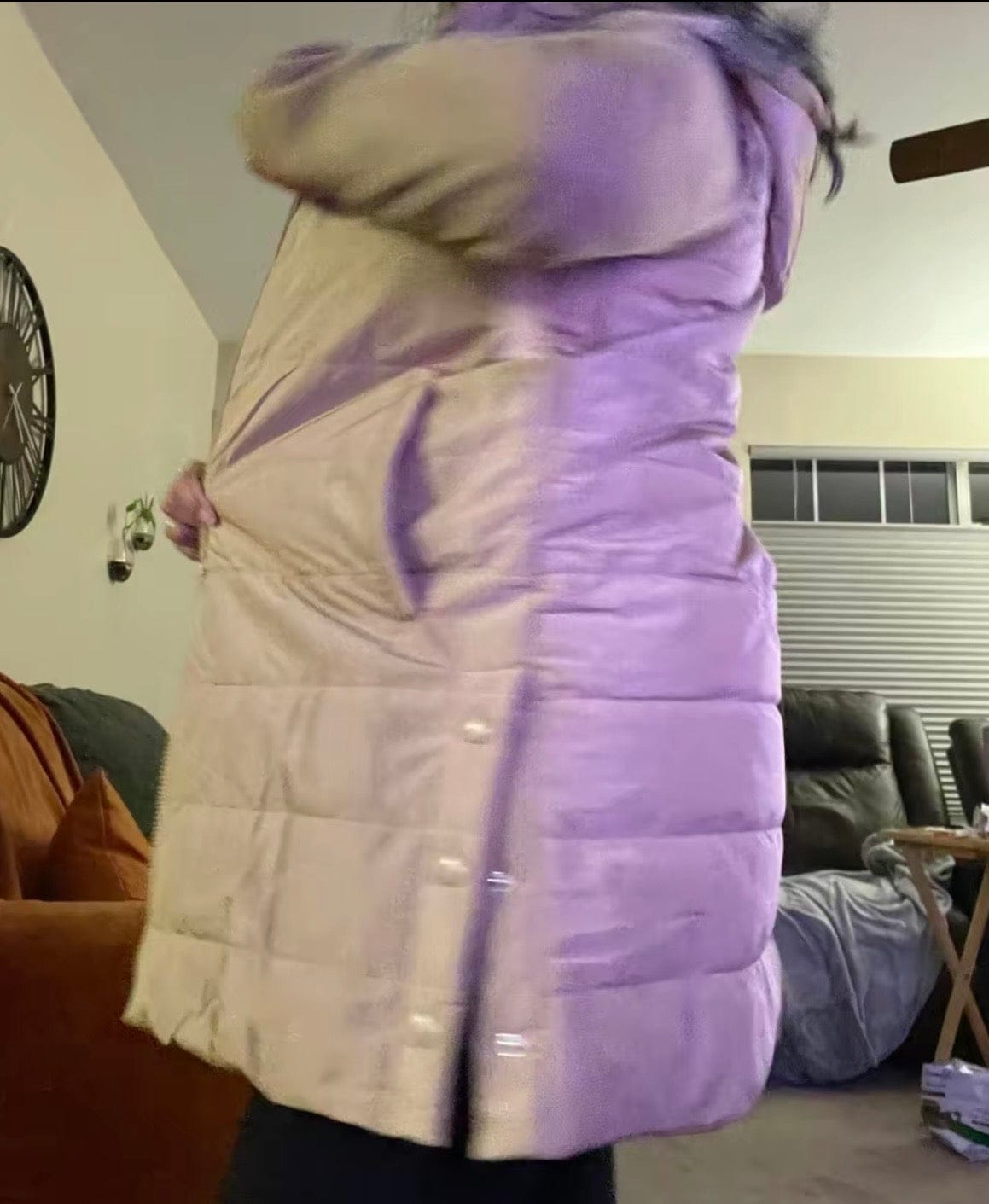 Customer photo review of auvora™ Long Puffer Vest