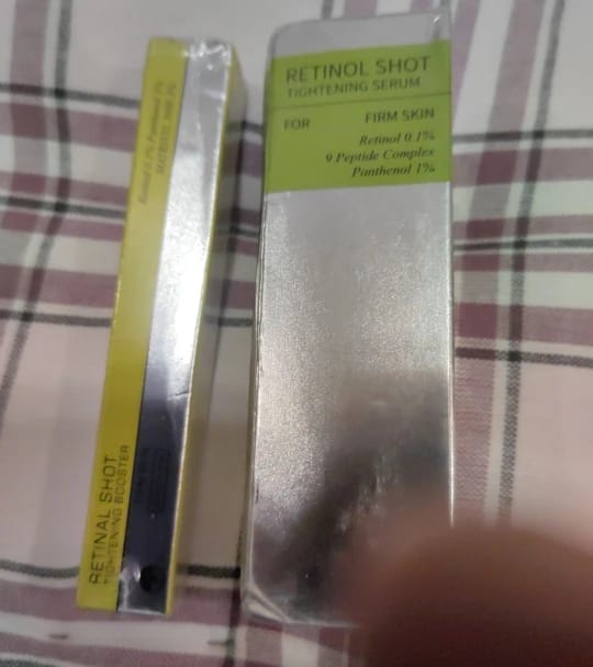 Customer photo review of Retinol Eye Cream – Firming & Brightening