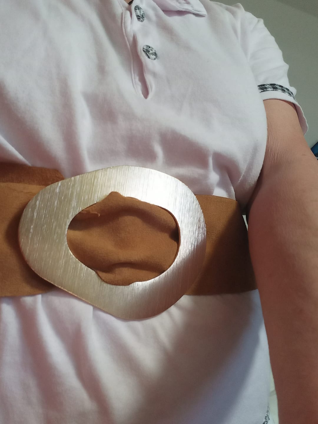 Customer photo review of Miya - Cintura in Pelle Camoscio con Fibbia Ovale