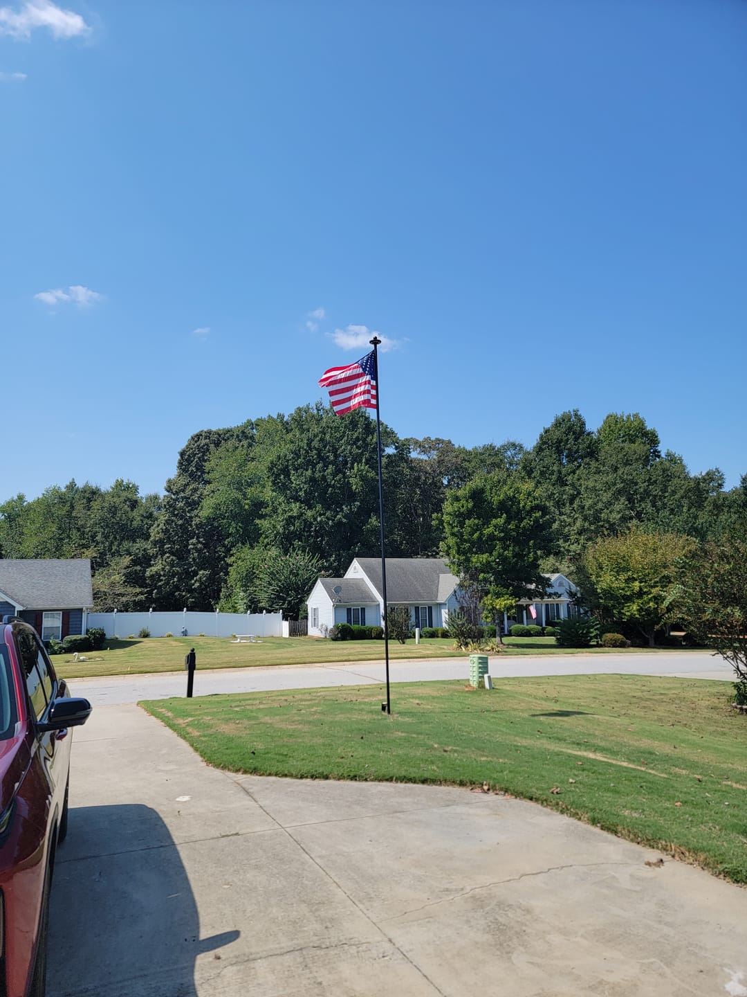 Customer photo review of 4' x 6' American Flag