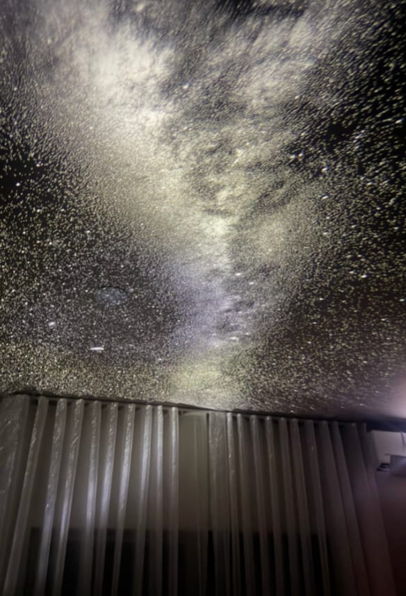 Customer photo review of LumiHaus Proyector de Galaxias con 20 Plantillas