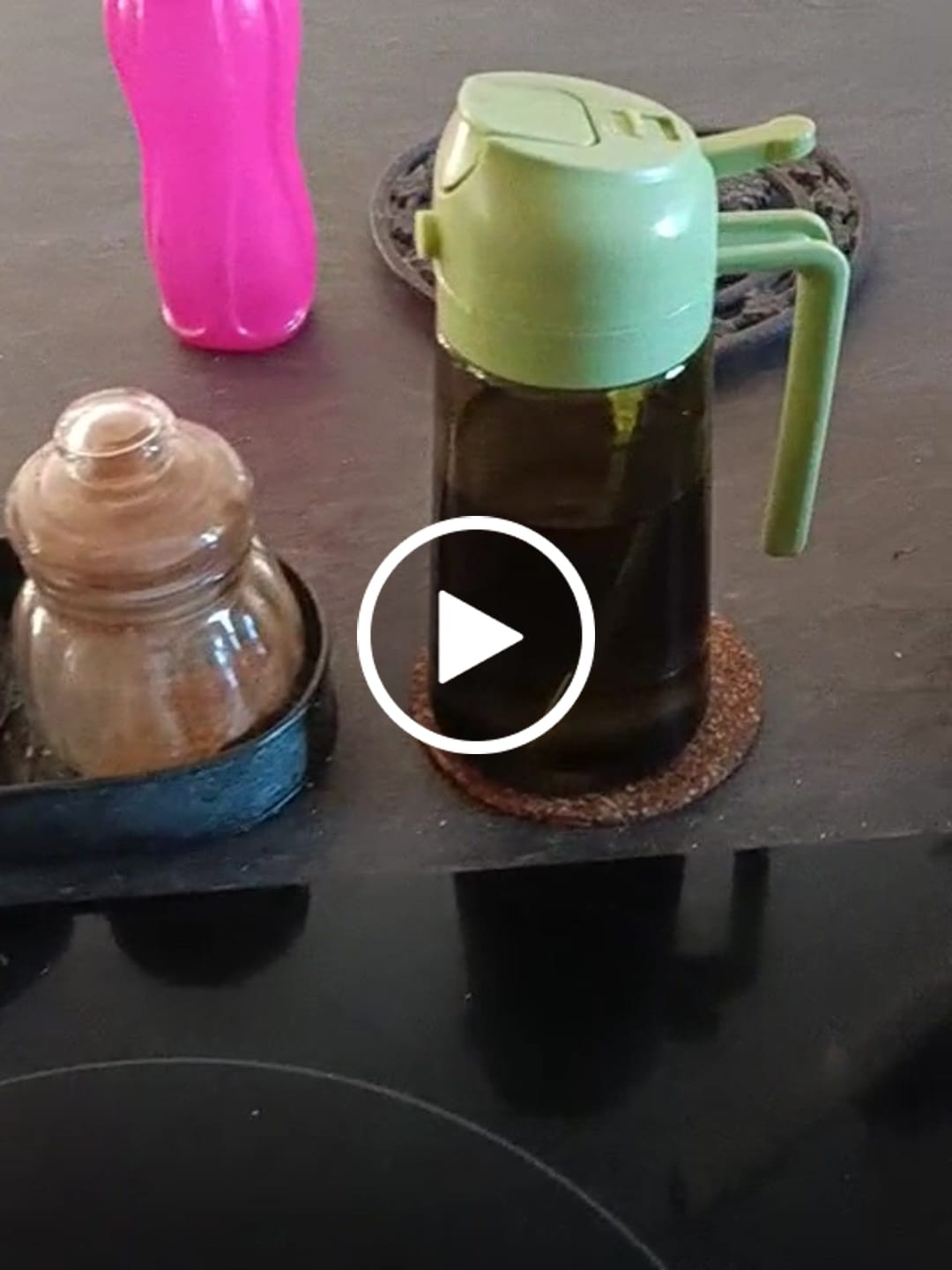 Customer video review of Spruzzino Olio BIG - Doppia erogazione con vetro oscurato protezione qualità