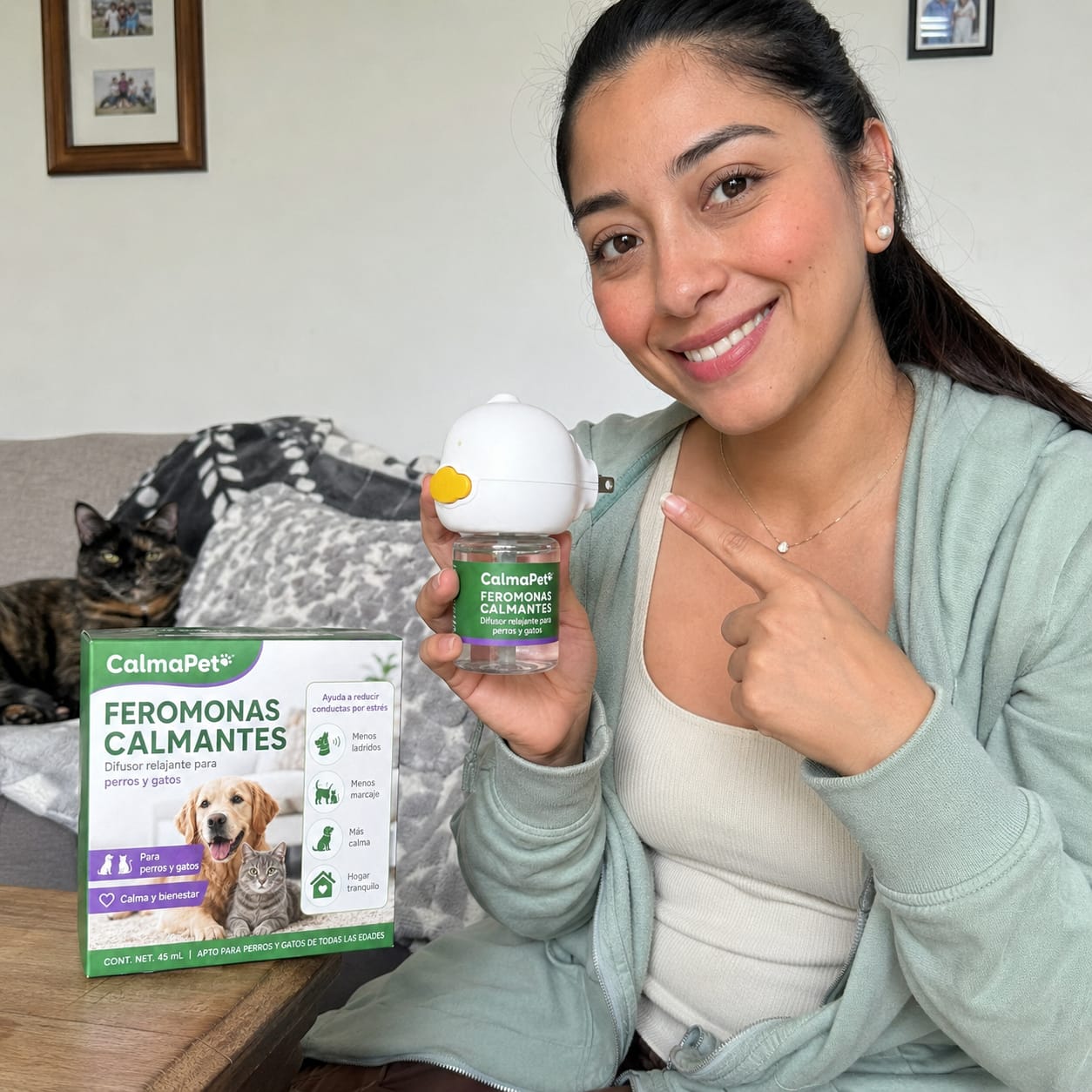 Customer photo review of Calmapet Kit de difusor calmante para perros