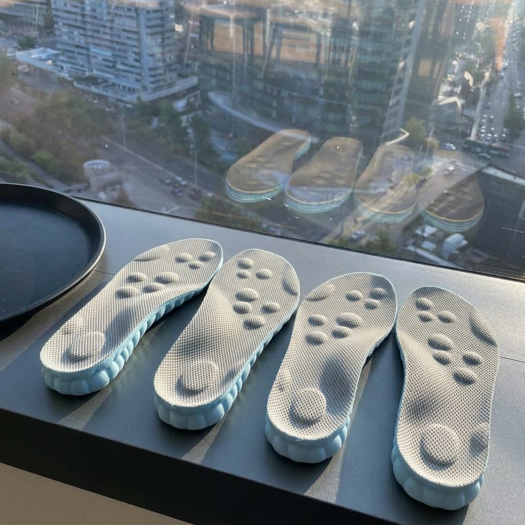 Customer photo review of Plantillas que Alivian Fascitis Plantar