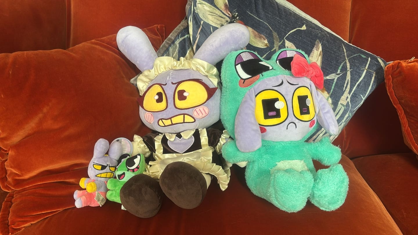 Customer photo review of Ribbit-Suit Jax Plush