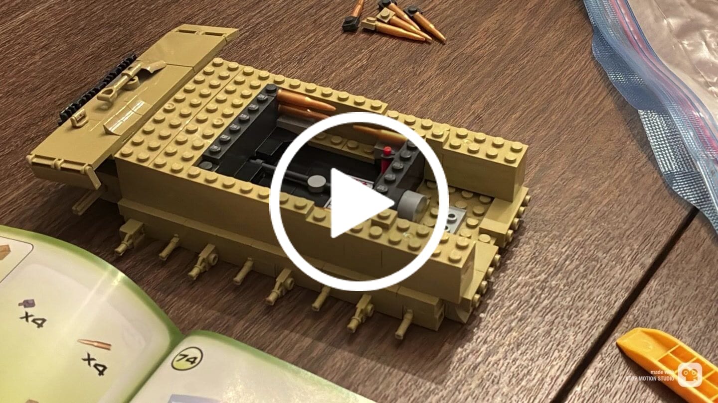 Customer video review of COBI Tank Museum Panzer Tiger VI No. 131 Tank: Set #2588