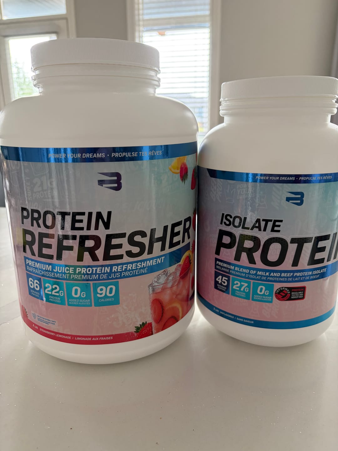 Customer photo review of Unflavored Isolate Protein