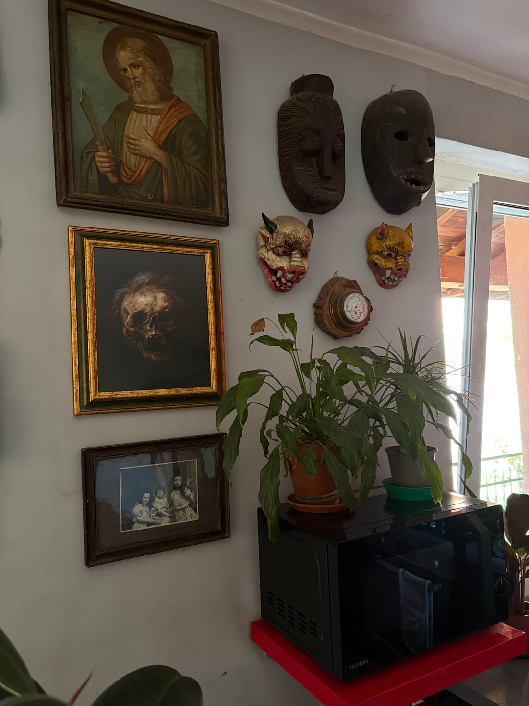 Customer photo review of Screaming Skull - Art Print
