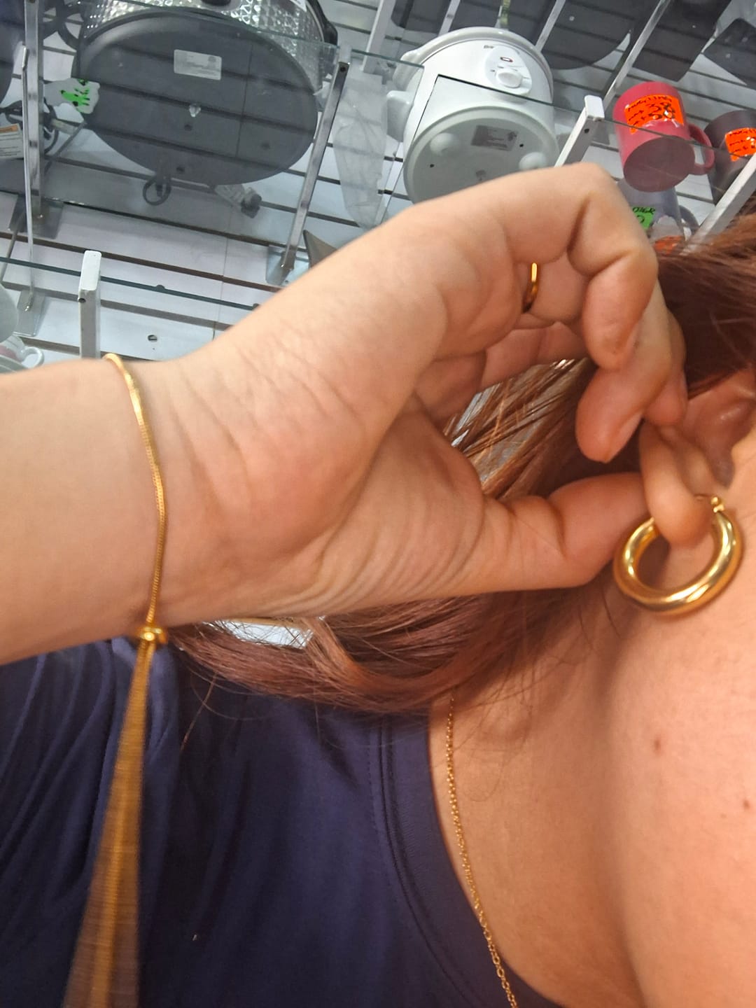 Customer photo review of Aretes Silveria