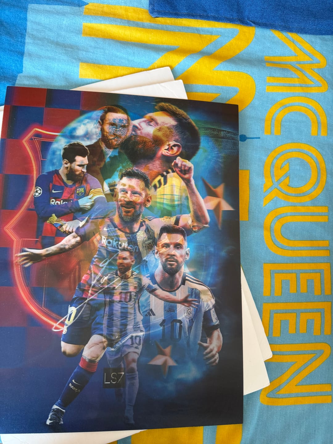 Customer photo review of Poster Lenticular Futbol Leyendas