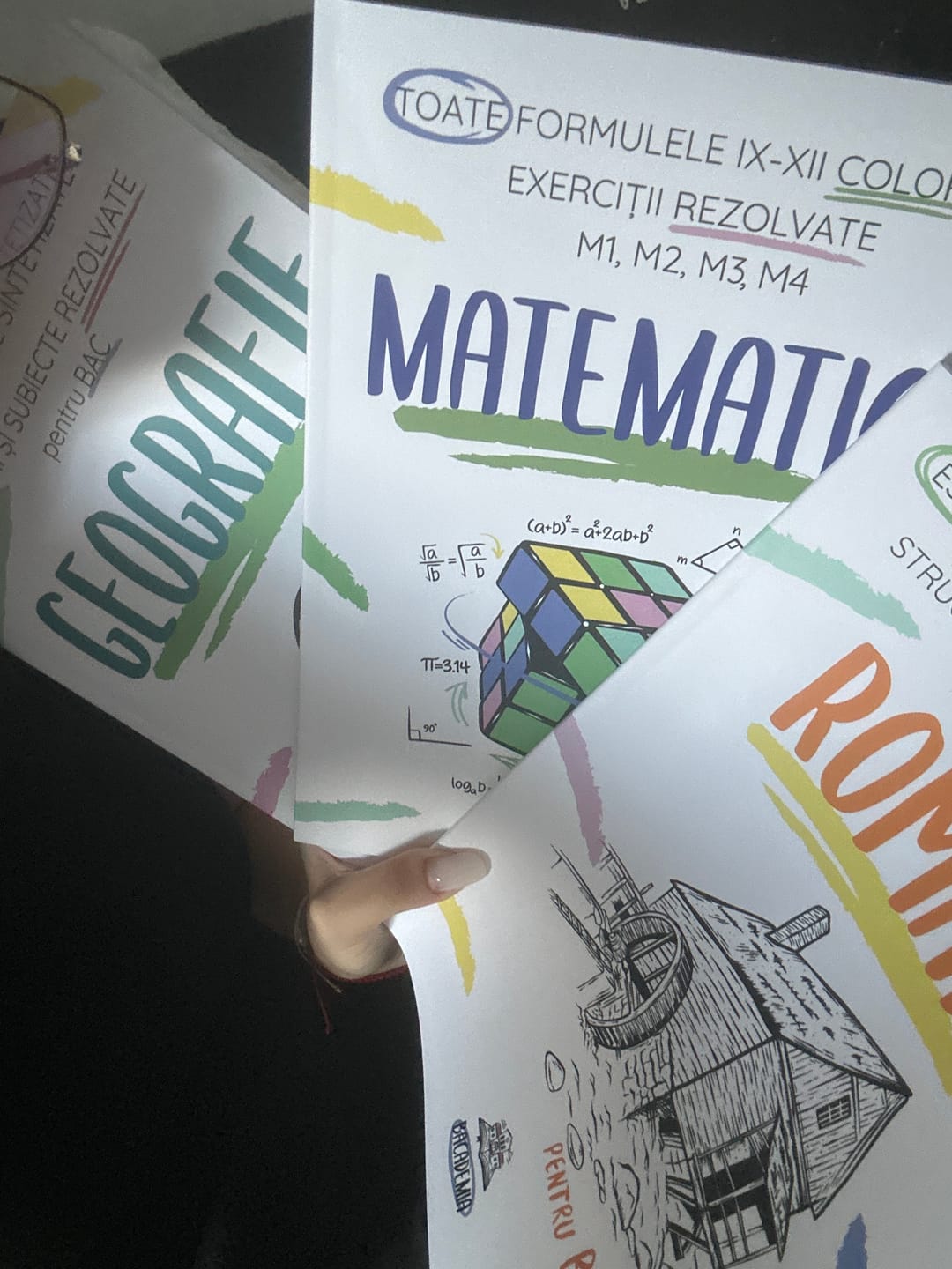 Customer photo review of Pachet Bacalaureat (Română + Matematică + Geografie) Bacademia