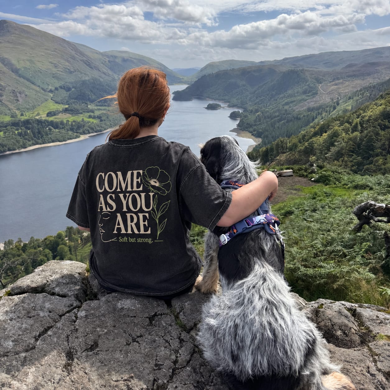 Customer photo review of Come As You Are Floral T-Shirt