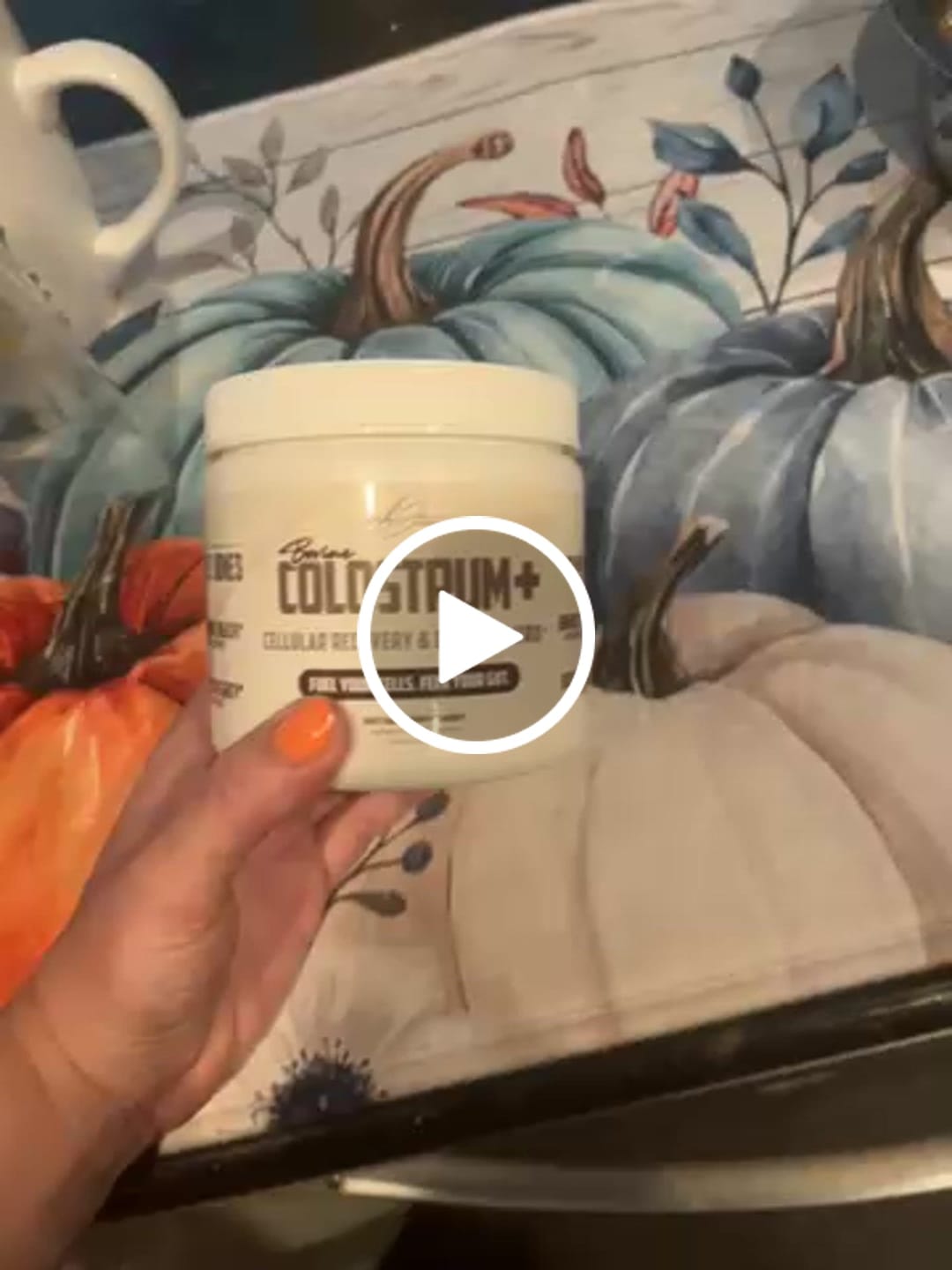 Customer video review of Bovine Colostrum+ - Cellular Recovery & Defense Matrix (2.5 oz) (30 Servings)