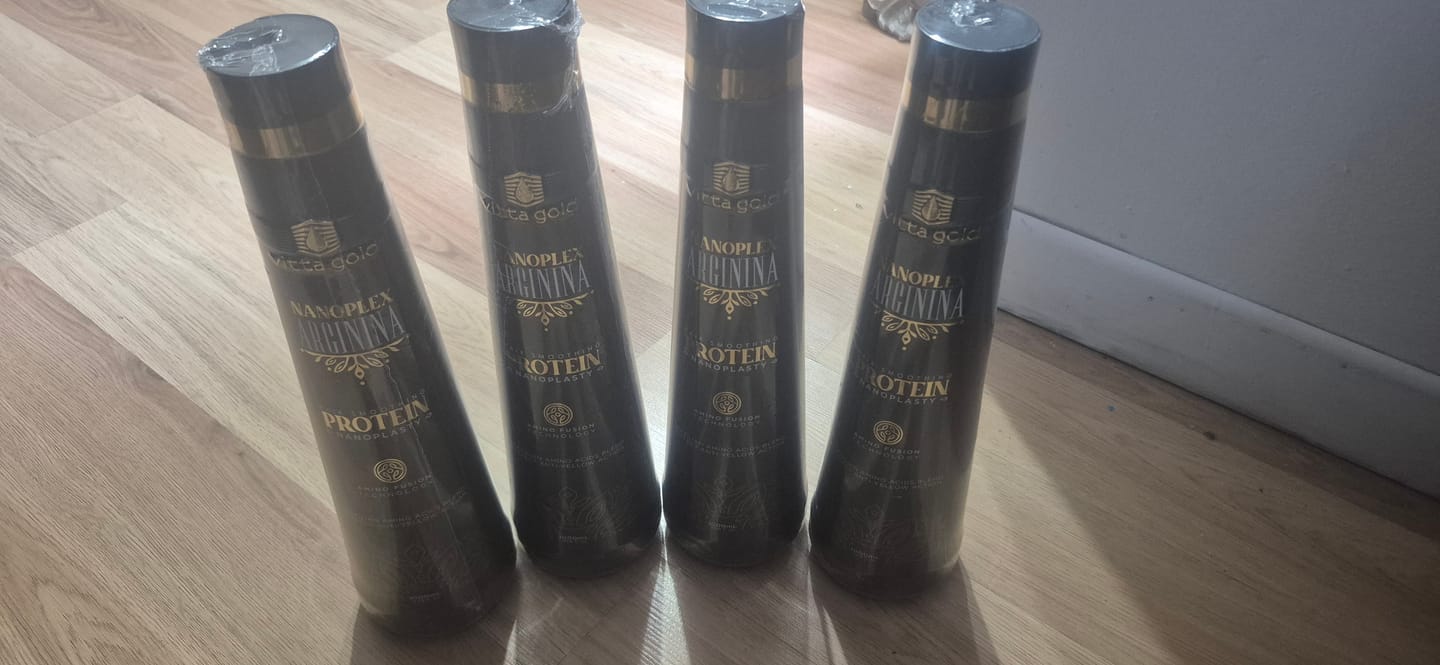 Customer photo review of Nanoplex Arginina™ Hair Straightening Nanoplastia Protein 1L/1000ml (33.8 fl. oz)