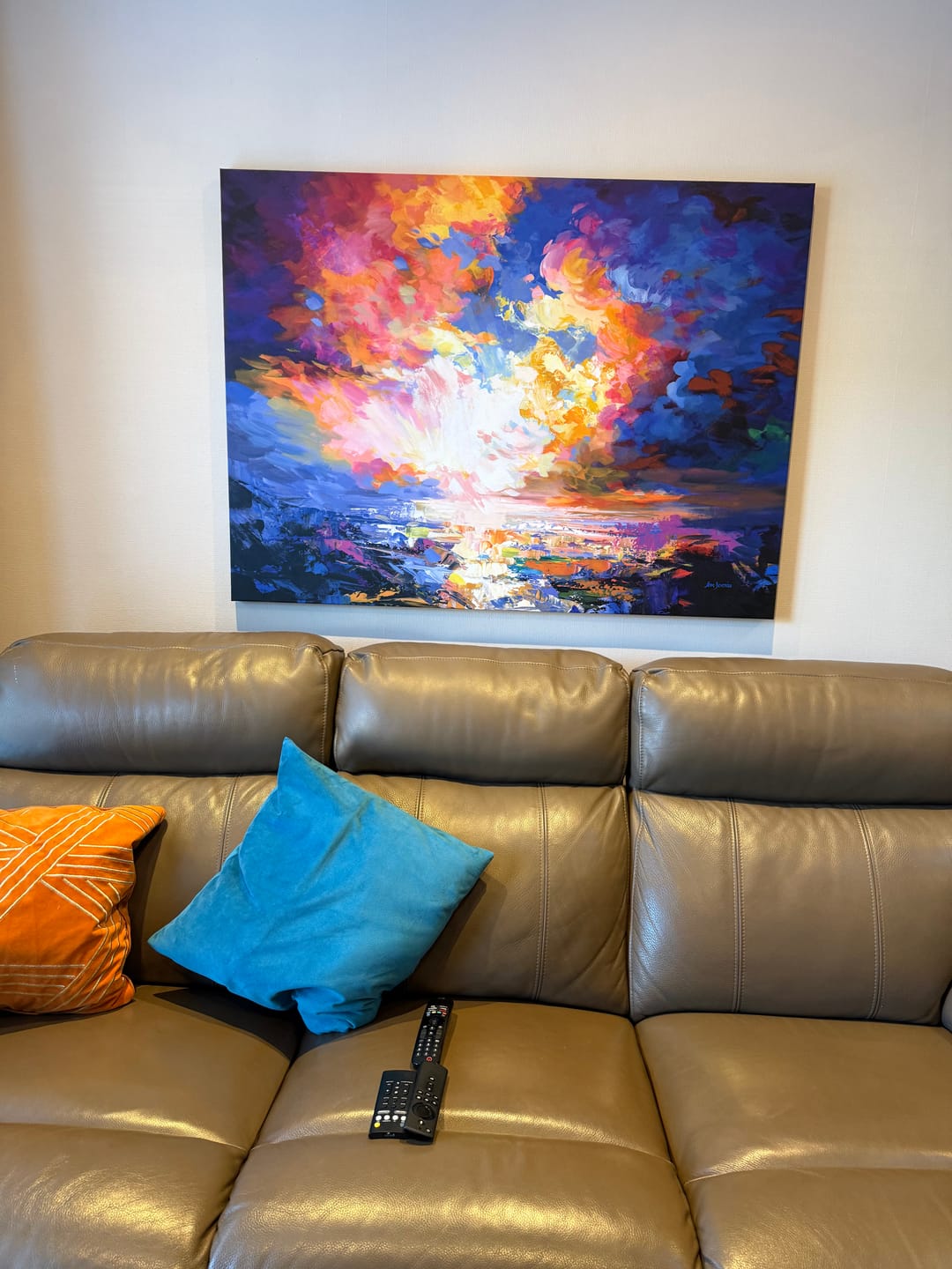 Customer photo review of An Ocean Sunset Canvas Print
