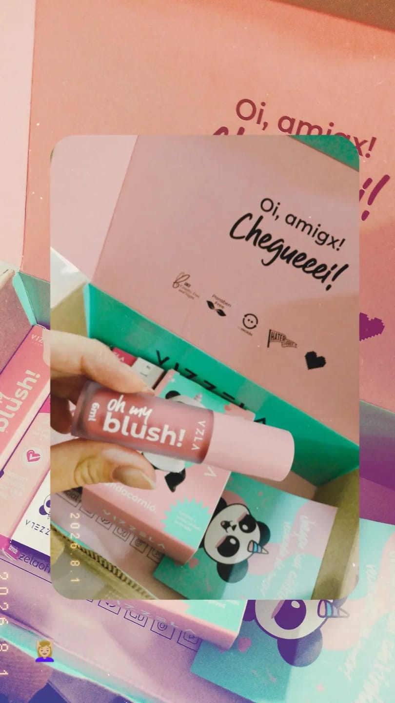 Customer photo review of Oh my blush líquido - Vizzela
