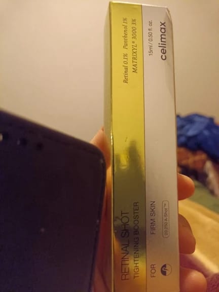 Customer photo review of Retinol Eye Cream – Firming & Brightening