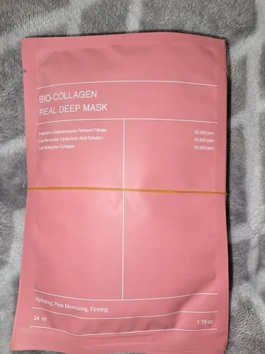 Customer photo review of Bio-Collagen Face Mask