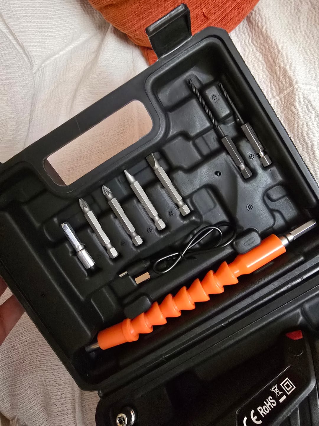 Customer photo review of Set 47 pcs Destornillador eléctrico
