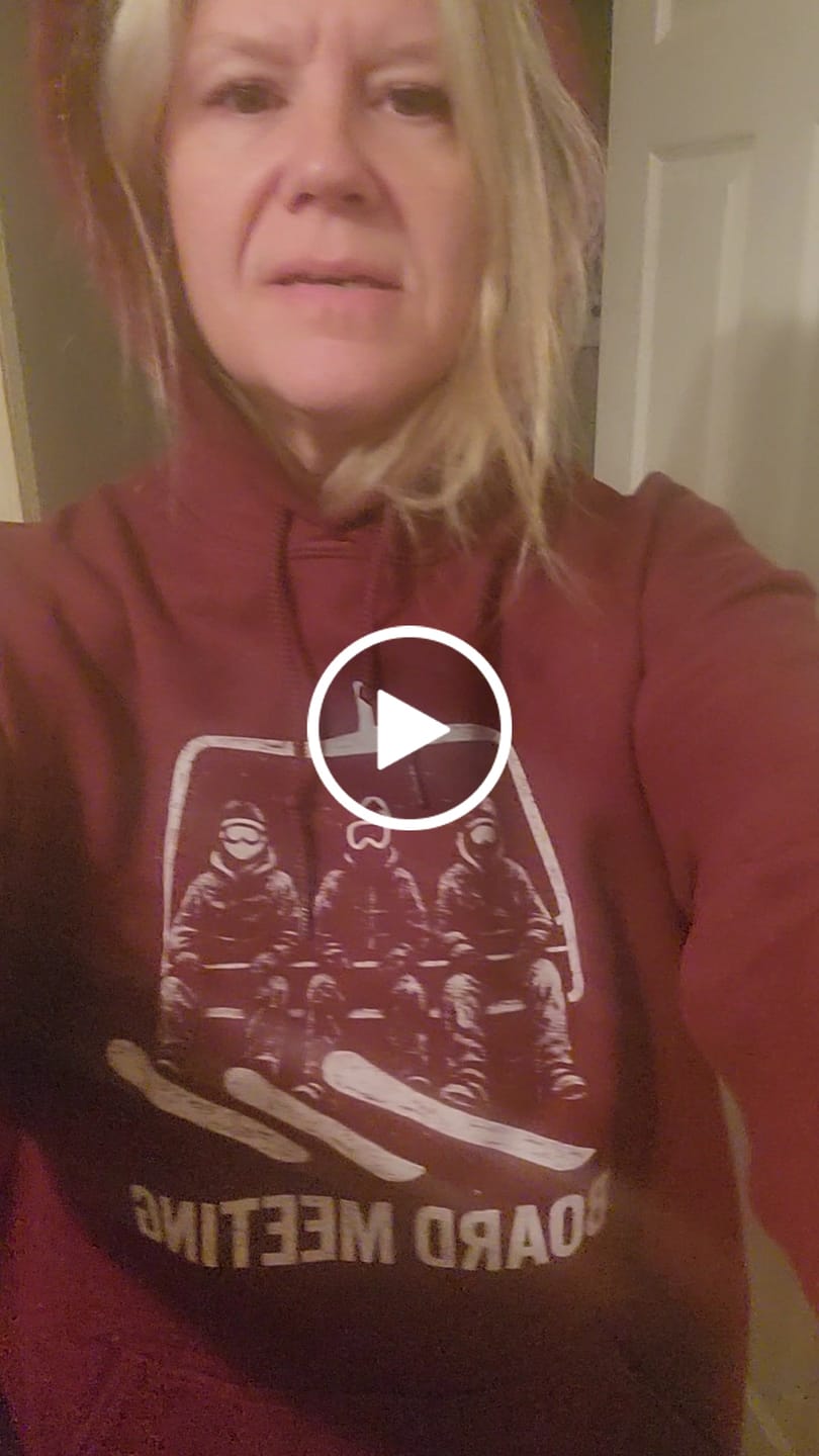 Customer video review of Snowboard "Board Meeting" Hoodie