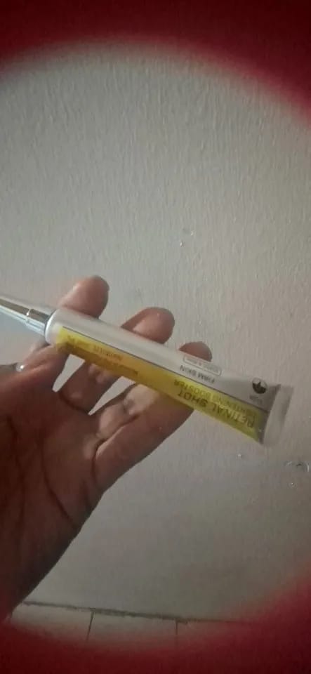 Customer photo review of Retinol Eye Cream – Firming & Brightening