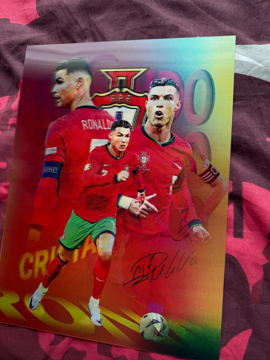 Customer photo review of Poster Lenticular Futbol Leyendas