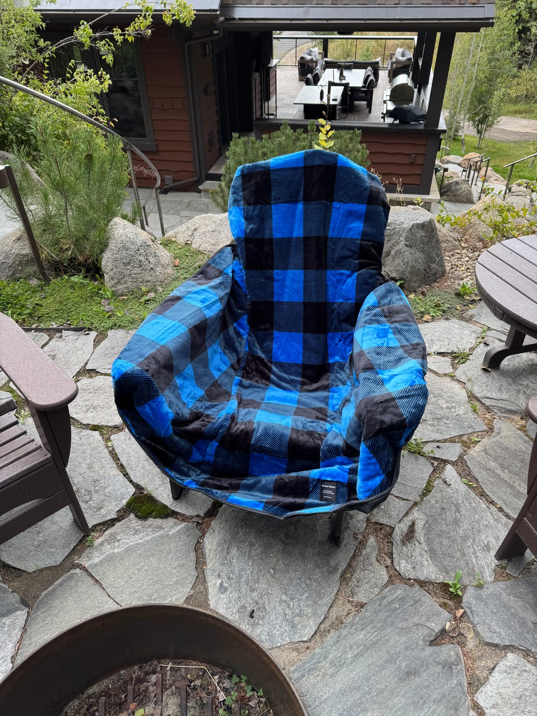 Customer photo review of The Chair Blanket