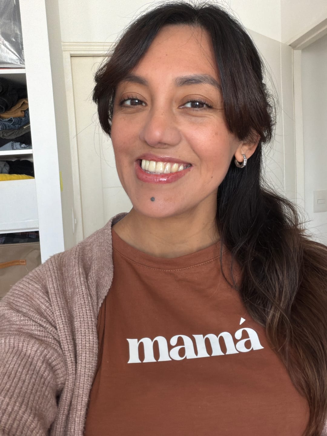 Customer photo review of Polera de Lactancia Tere - Manga Larga