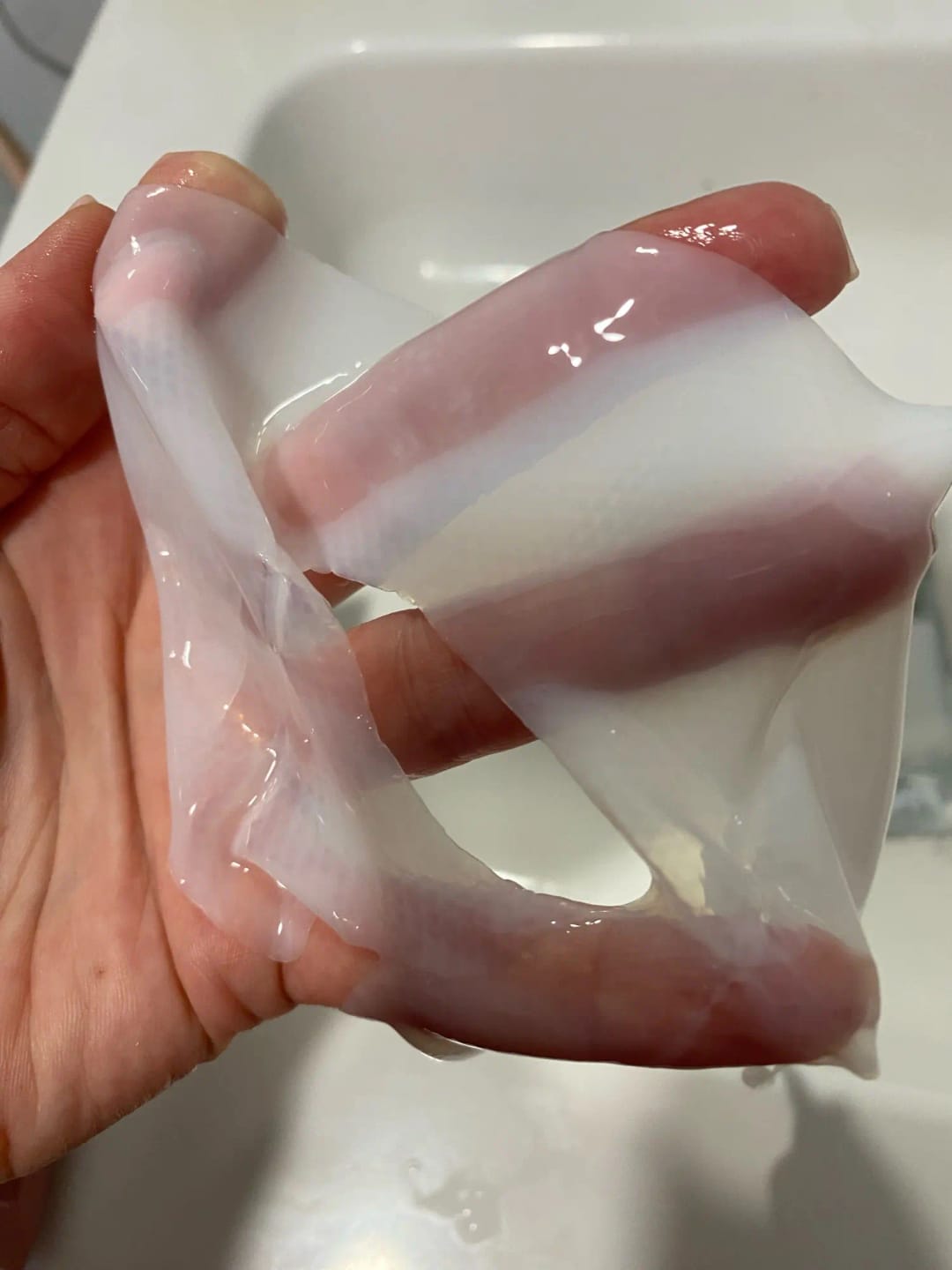 Customer photo review of Bio-Collagen Face Mask