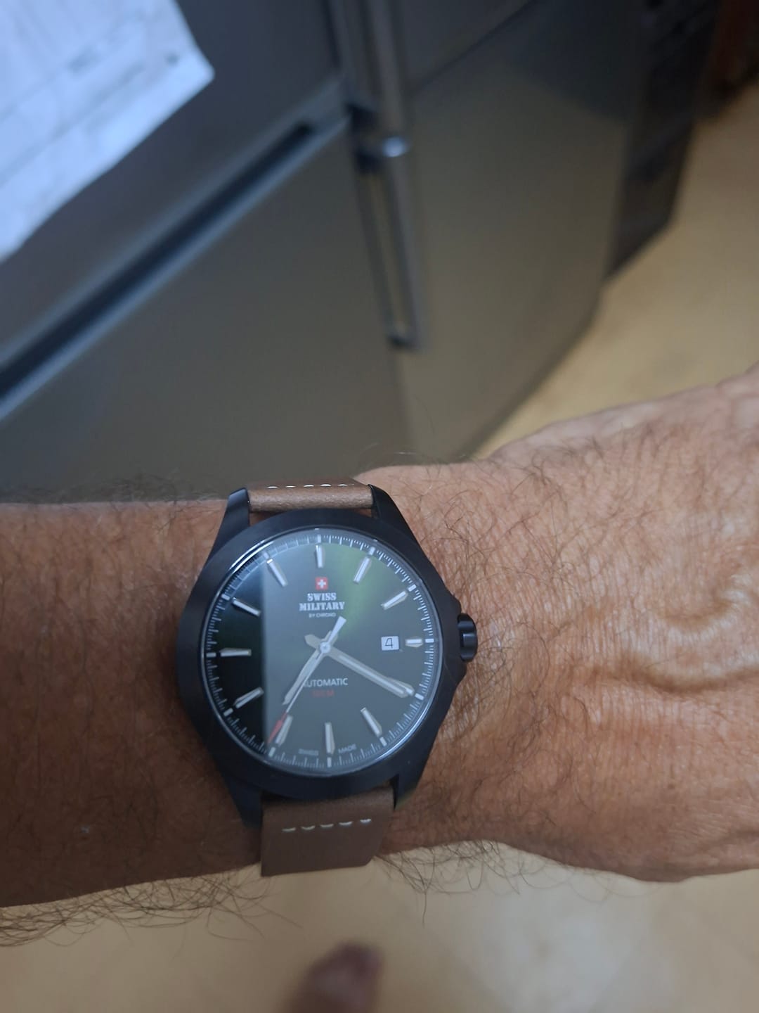 Customer photo review of Swiss Military SMA34077.12 – Swiss Made Automatic Watch for Men