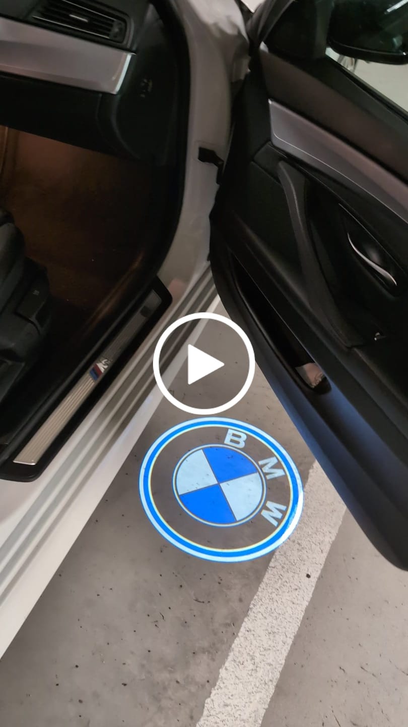 Customer video review of BMW LED DOOR LIGHTS