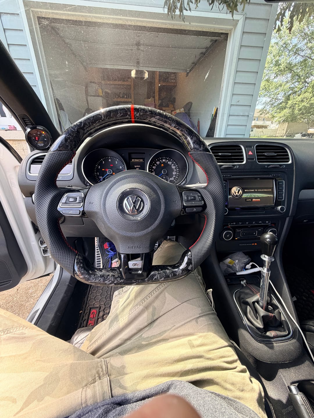 Kevin's pre-built EZT steering wheel