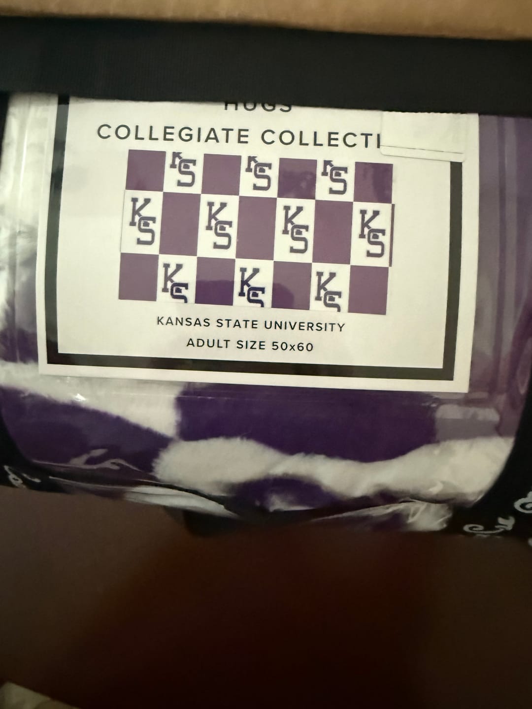 Customer photo review of Kansas State Wildcats Blanket - Lush