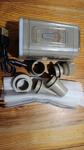 Customer photo review of Inflador Portátil Recargable 3 en 1