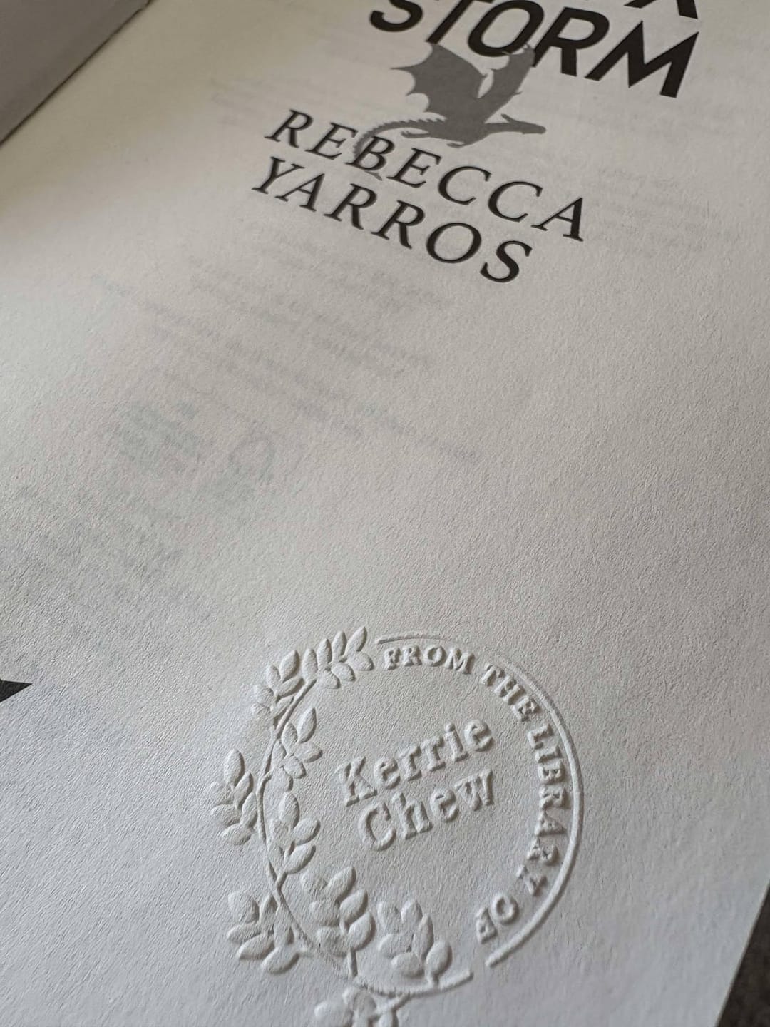Customer photo review of Custom Book Embosser
