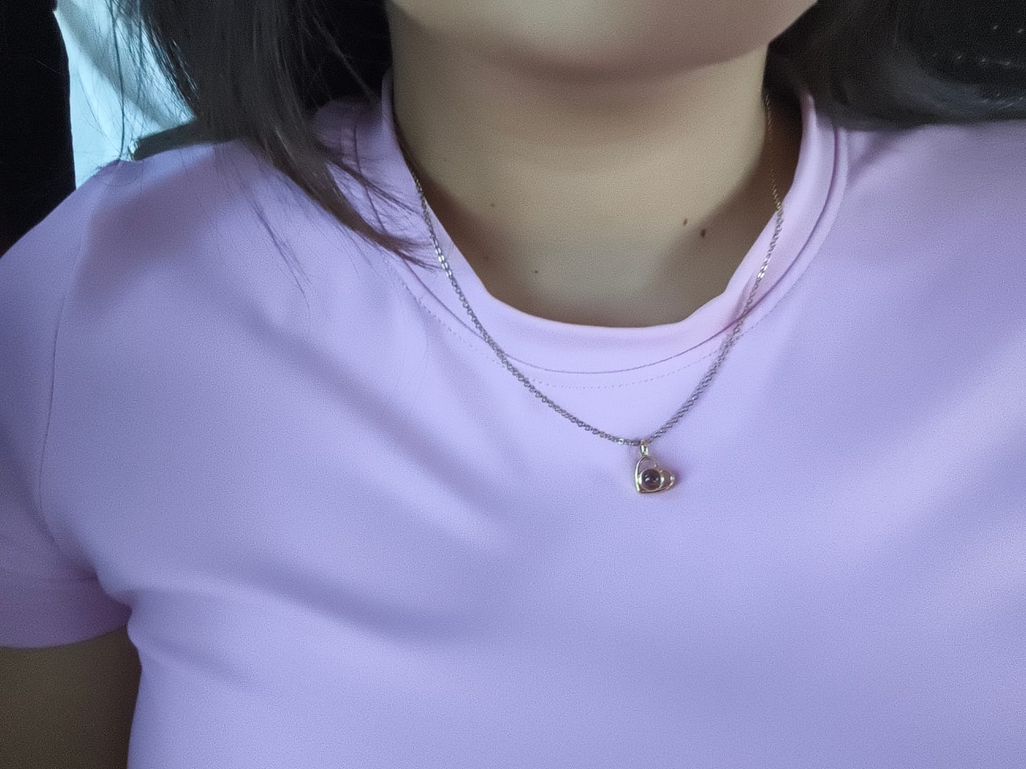 Customer photo review of Κολιέ με φωτογραφία