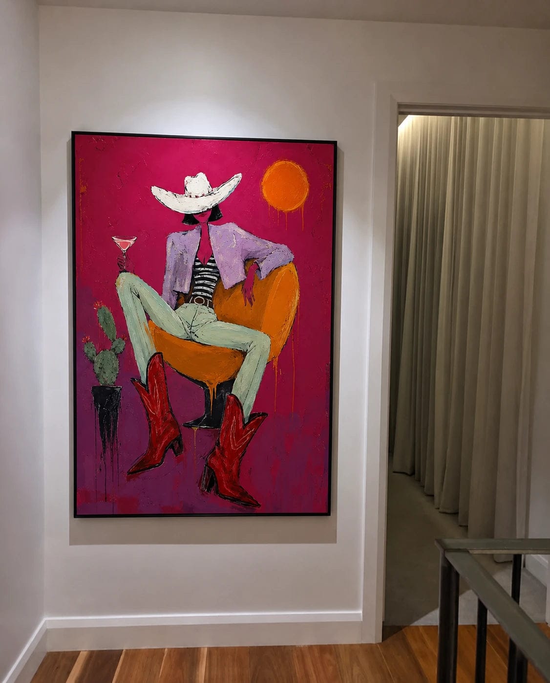 Customer photo review of Western Pop Art｜Magenta High Noon