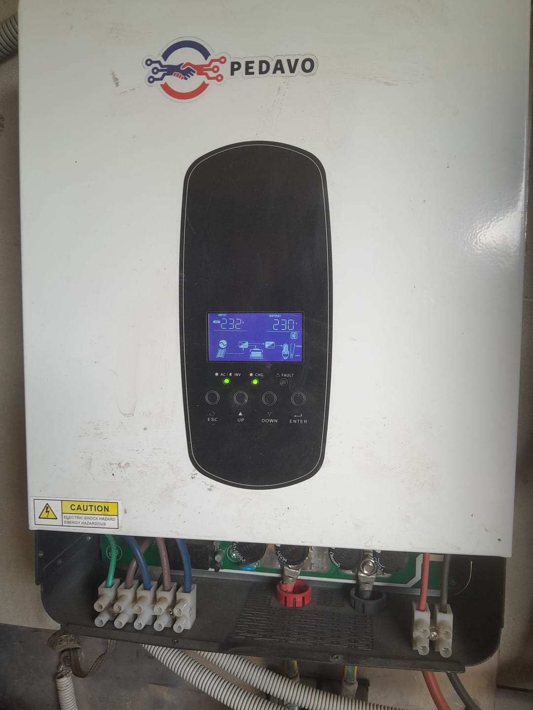 Customer photo review of Kit Panouri Fotovoltaice Invertor 5KW productie 1.3-3.7kWh OffGrid