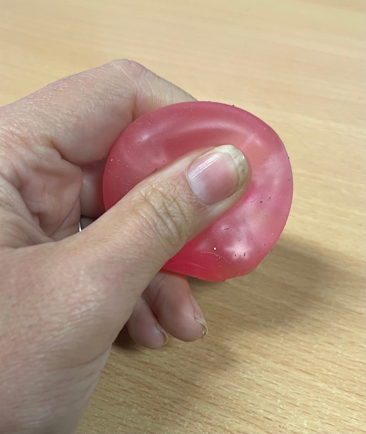 Customer photo review of 3 Pack - Mini Jelly Cube Squishy Pack 3.5cm