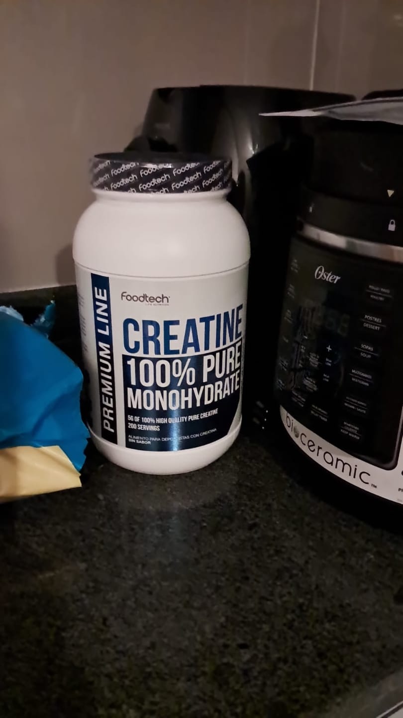 Customer photo review of Creatine 100% Pure Monohydrate 1kg - Foodtech